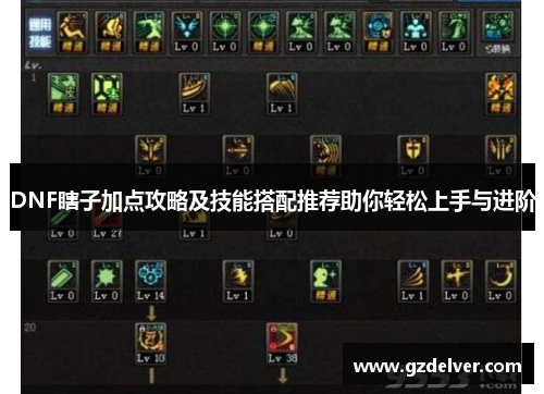 DNF瞎子加点攻略及技能搭配推荐助你轻松上手与进阶